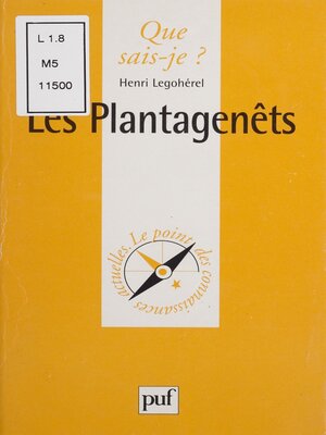 cover image of Les Plantagenêts